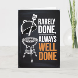Master of the Grill Birthday Card for men Karte