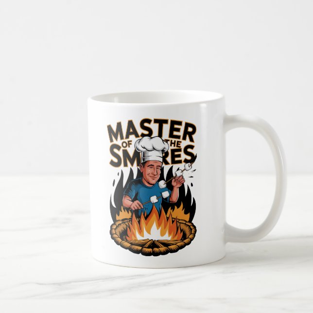 Master of the S’mores Campfire Cooking Design Kaffeetasse (Rechts)