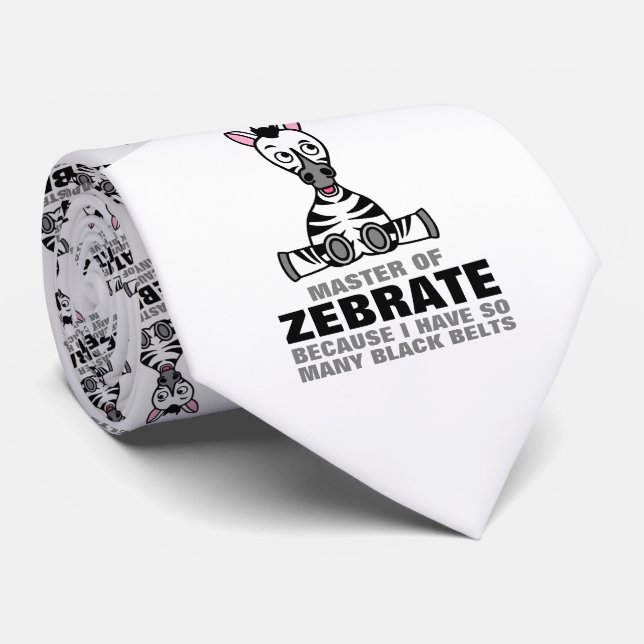 Master of Zebrate, Zebra Krawatte (Gerollt)