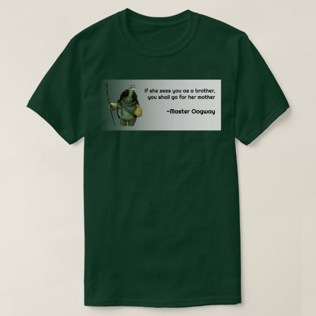 Master Oogway Quote 3 TShirt (Design vorne)
