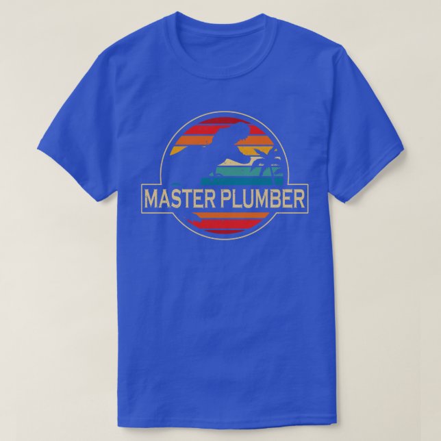 Master Plumber Dinosaur T-Shirt (Design vorne)