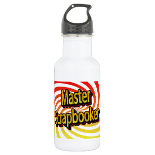 "Master Scrapbooker" Edelstahlflasche