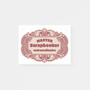 Master Scrapbooker Extraordinaire Post-it Klebezettel