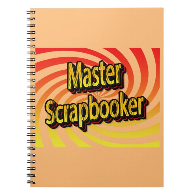 "Master Scrapbooker" Notizblock (Vorderseite)