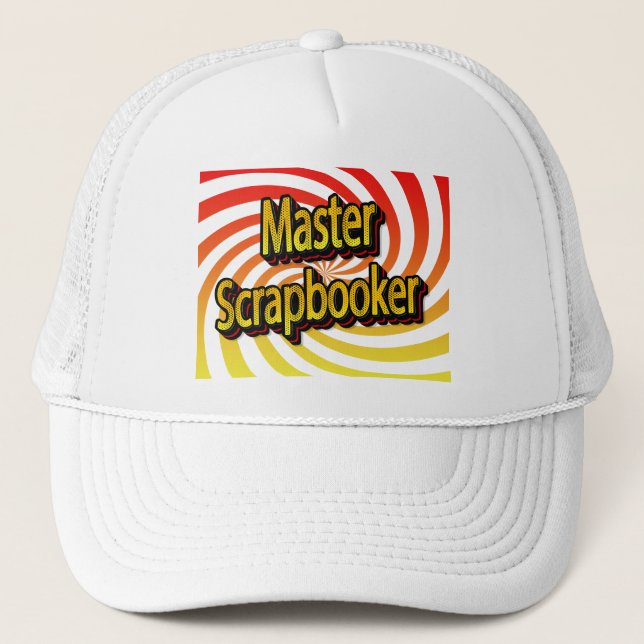 "Master Scrapbooker" Truckerkappe (Vorderseite)