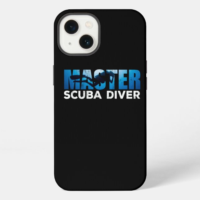 Master Scuba Diver For Dive Addicts iPhone Hülle (Rückseite)