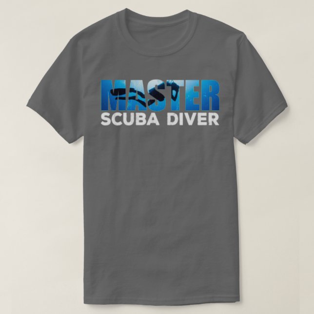 Master Scuba Diver for Dive Addicts T-Shirt (Design vorne)