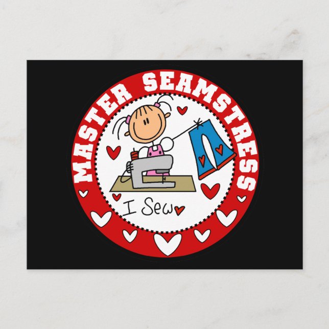 Master Seamstress T - Shirt und Geschenke Postkarte (Vorderseite)