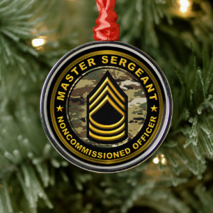 Master Sergeant Weihnachten Ornament Aus Metall