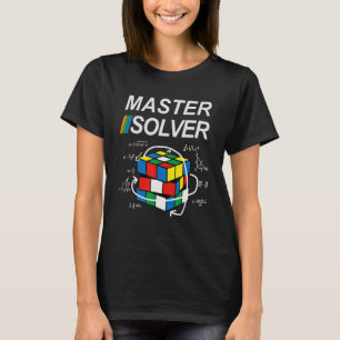 Master Solver-Wettbewerb Puzzle Speedcubing-Spiel T-Shirt