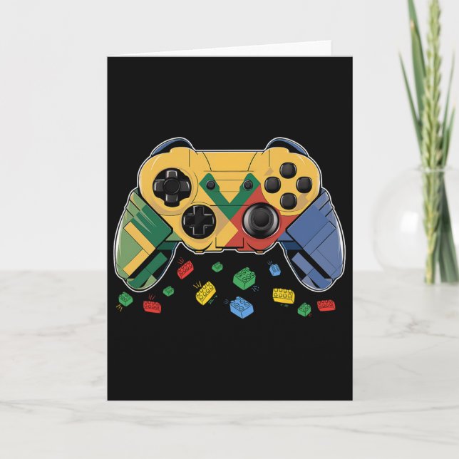 Master-Videospielblock-Brick-Gebäude-ID Karte (Vorderseite)