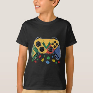 Master-Videospielblock-Brick-Gebäude-ID T-Shirt