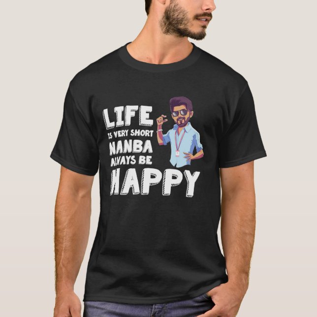 Master Vijay - Always be happy  Classic T-Shirt (Vorderseite)
