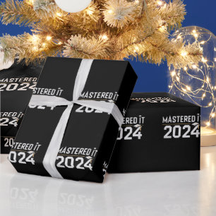 Masterabschluss 2024 geschenkpapier
