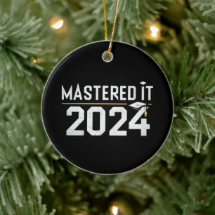 Masterabschluss 2024 keramik ornament