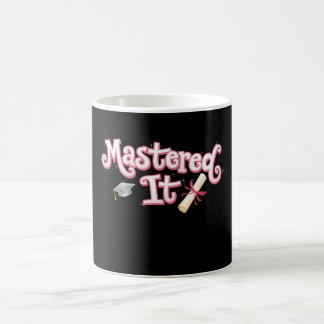 Masterabschluss in IT-Abschluss Kaffeetasse