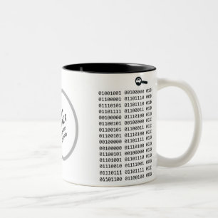 Mastercomputer-Programmierer-binärer Code © AH20 Zweifarbige Tasse