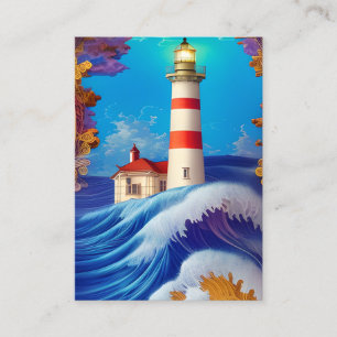 Masterpiece 3D Lighthouse Graphic Visitenkarte