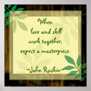 Masterpiece-Motivierend Office Art Posters Poster