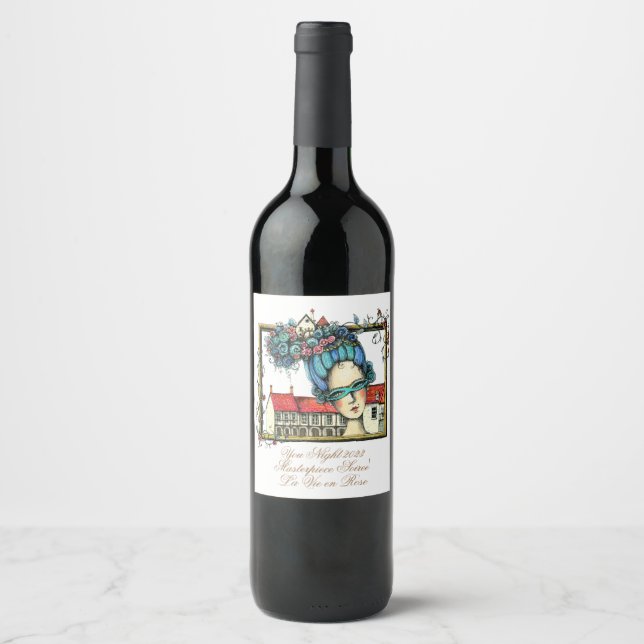 Masterpiece Soiree' Weinflaschen Etikett (Vorderseite)