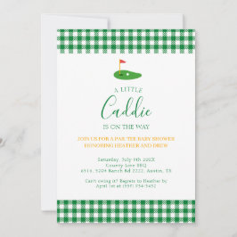 Masters Baby Shower Golf Par Tee Paar Thema  Einladung