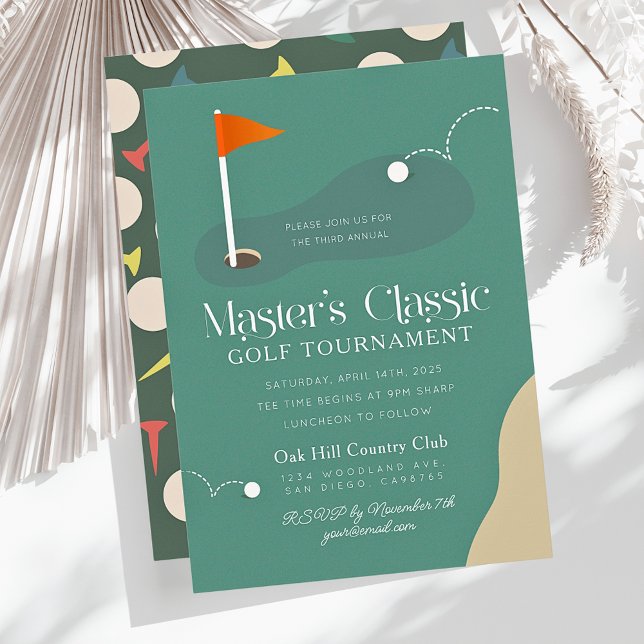 Master's Classic Golfturnier Einladung (Von Creator hochgeladen)