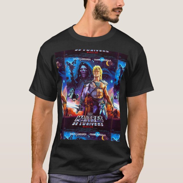 Masters Of The Universe 80s Movie He Man Scifi T-Shirt (Vorderseite)