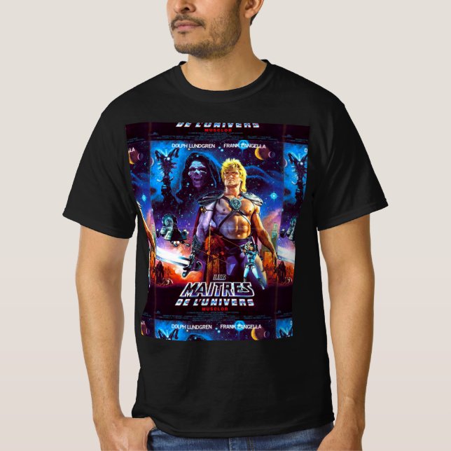 Masters Of The Universe 80s Movie He Man Scifi T-Shirt (Vorderseite)