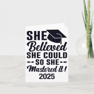 Masterstudiengang 2025 Abschluss Karte