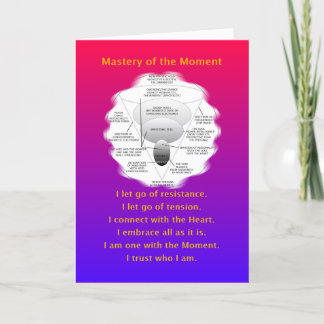 MASTERY-MANTRA DES MOMENTES - GRUSS-KARTE KARTE