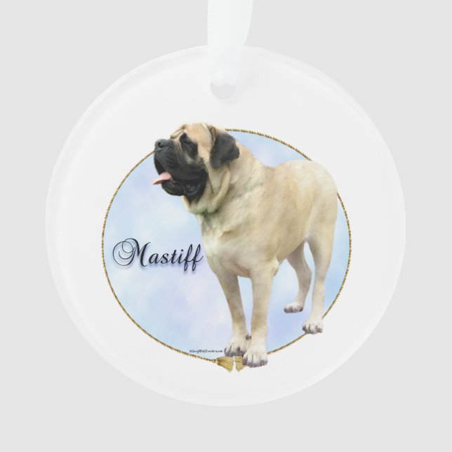 Mastiff Akrylic Ornament (Vorderseite)