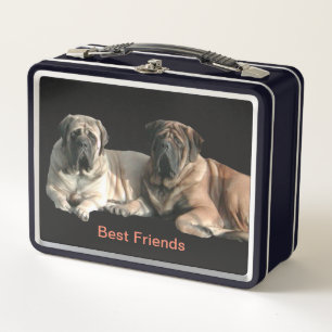 Mastiff Best Friends Metall Brotdose