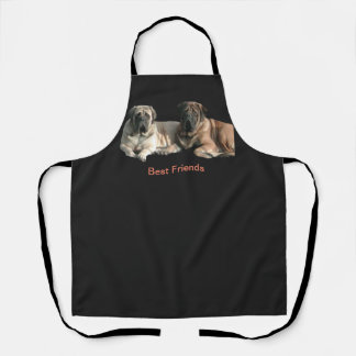 Mastiff beste Freunde Schürze