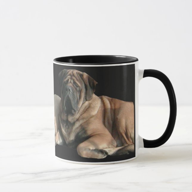 Mastiff beste Freunde Tasse (Rechts)