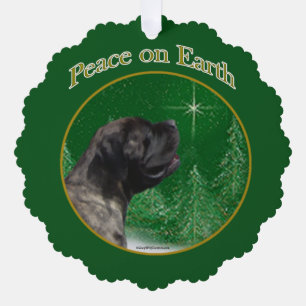 Mastiff (Bindle) Friede Ornament Karte