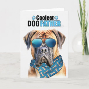 Mastiff Dog Cooler Vater Vatertag Feiertagskarte