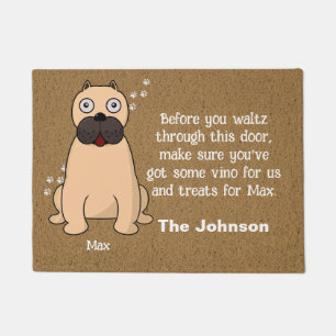 Mastiff Dog Door Mat Fußmatte