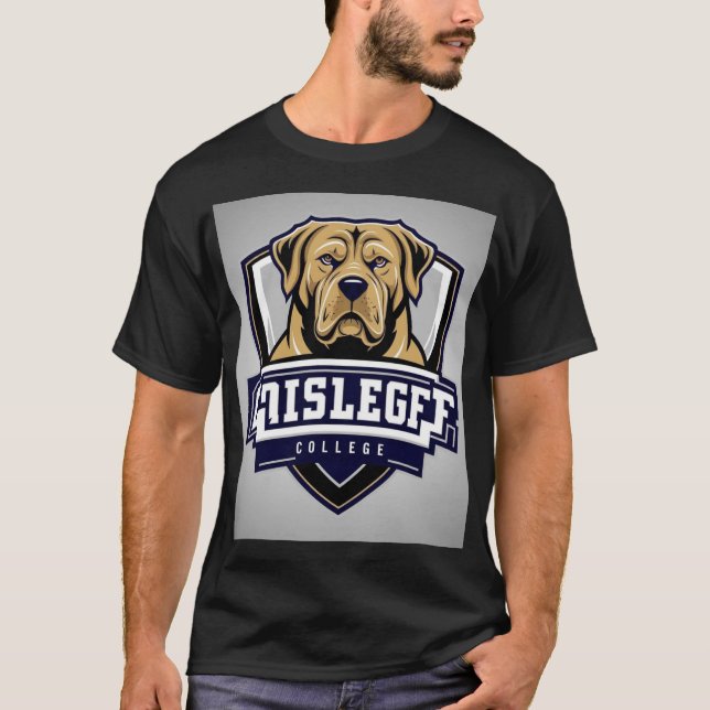 Mastiff Dog: Uni-Logo T-Shirt (Vorderseite)