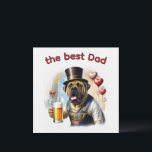 Mastiff englische Dogge best Dad Vatertag Feiertagskarte<br><div class="desc">hübsche englische Doggen Mastiff. Mastiff wünscht einen tollen Vatertag., mit vielen Geschenken und Blumen. Und Ein Glas Bier. Traumhafte old english Mastiff Hündin . Der Mastiff ist ein Molosser und ein sehr guter Wachhund.. Er ist ein stolzer und sehr sanfter Riese.Diese Hunderasse ist eine englische Dogge , äußerst liebenswert und...</div>
