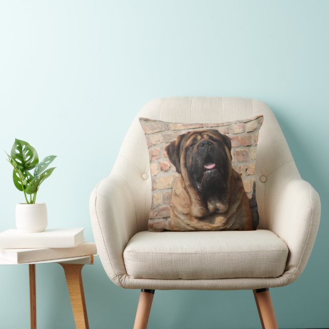 Mastiff englische Dogge Kissen (Stuhl )