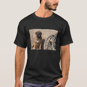  Mastiff englische Dogge Vatertag  T-Shirt