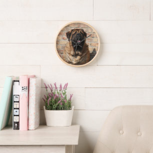 Mastiff englische Dogge Vatertag Uhr