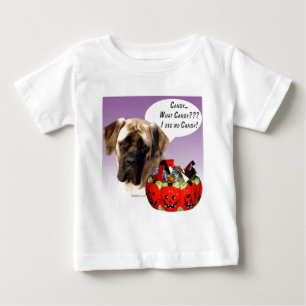 Mastiff (fawn) Halloween Candy Baby T-shirt