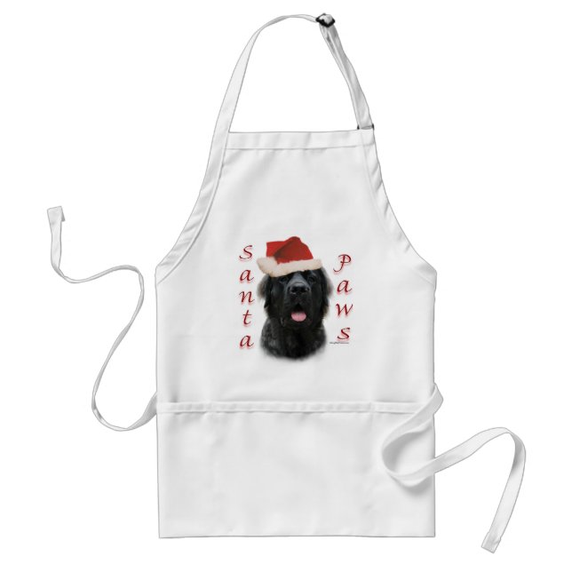 Mastiff (flauschig) Santa Paws Schürze (Vorne)