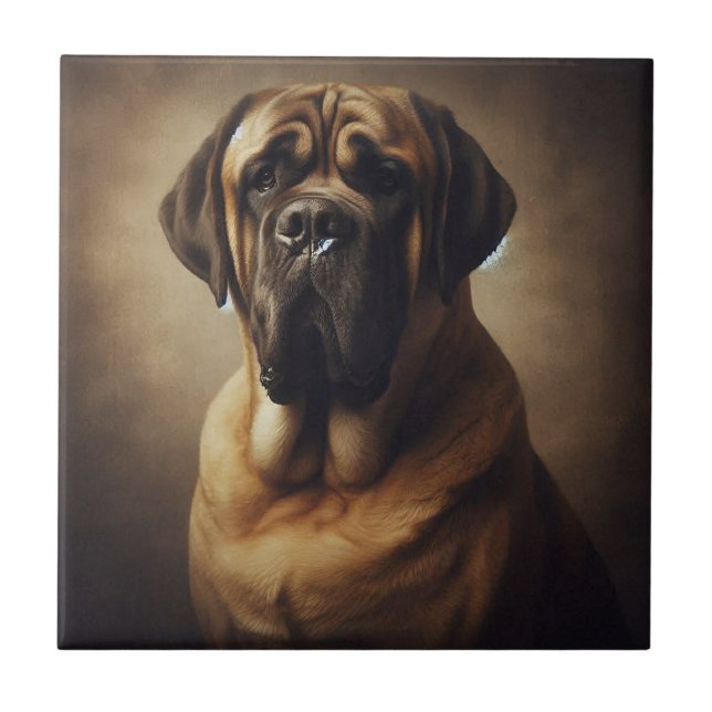 Mastiff Fliese (Vorderseite)
