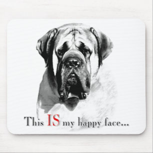 Mastiff-glückliches Gesicht Mousepad