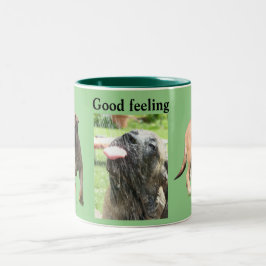 Mastiff Gute Gefühl Zweifarbige Tasse