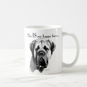 Mastiff Happy Face Tasse