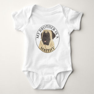Mastiff-Hund Baby Strampler