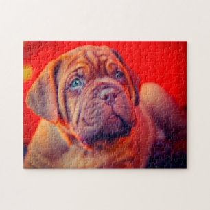 Mastiff Hund. Puzzle